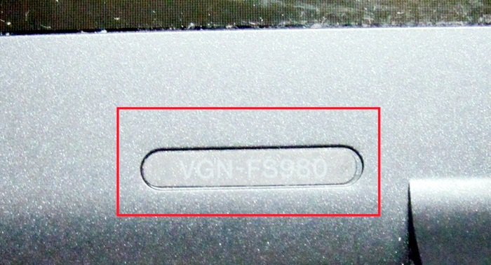 What is my Sony Model number